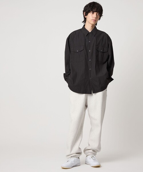 CITEN(シテン)の「<CITEN>リングドットポケットシャツジャケット(シャツ/ブラウス・メンズ・ライトグレー/ブラック・L/M)」の16枚目の写真