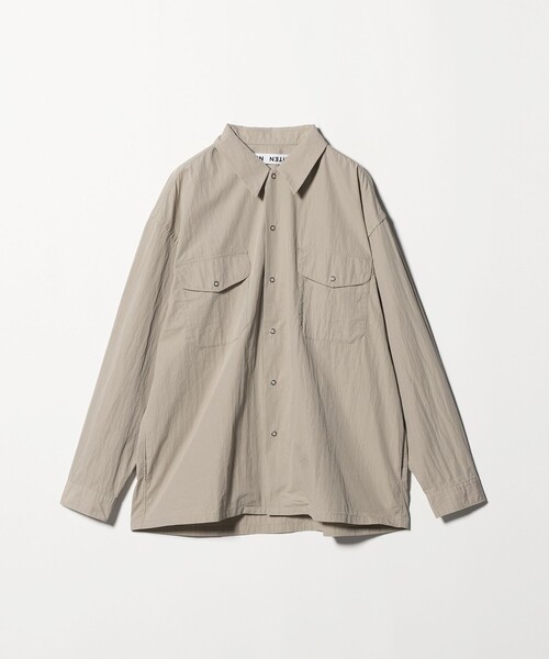 CITEN(シテン)の「<CITEN>リングドットポケットシャツジャケット(シャツ/ブラウス・メンズ・ライトグレー/ブラック・L/M)」の20枚目の写真