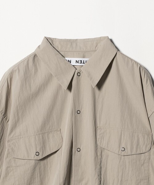 CITEN(シテン)の「<CITEN>リングドットポケットシャツジャケット(シャツ/ブラウス・メンズ・ライトグレー/ブラック・L/M)」の22枚目の写真