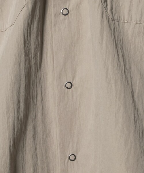 CITEN(シテン)の「<CITEN>リングドットポケットシャツジャケット(シャツ/ブラウス・メンズ・ライトグレー/ブラック・L/M)」の6枚目の写真