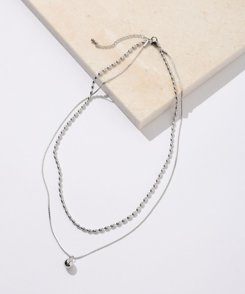 RAGEBLUE（レイジブルー）の「ステンレス2連ネックレス（ネックレス・レディース・その他・FREE）」の4枚目の写真