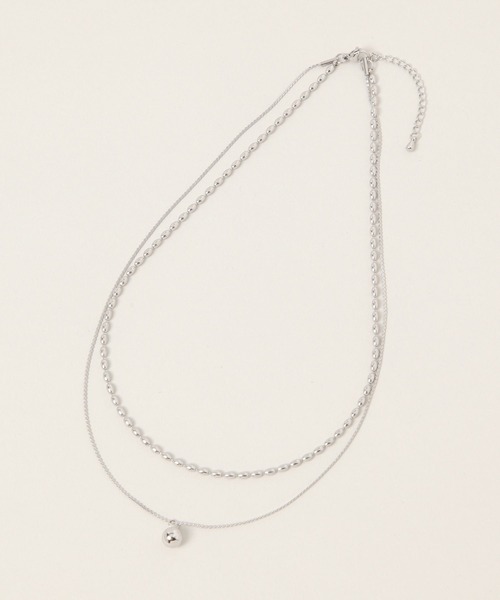 RAGEBLUE（レイジブルー）の「ステンレス2連ネックレス（ネックレス・レディース・その他・FREE）」の5枚目の写真