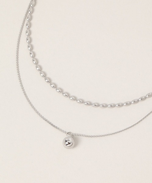 RAGEBLUE（レイジブルー）の「ステンレス2連ネックレス（ネックレス・レディース・その他・FREE）」の6枚目の写真