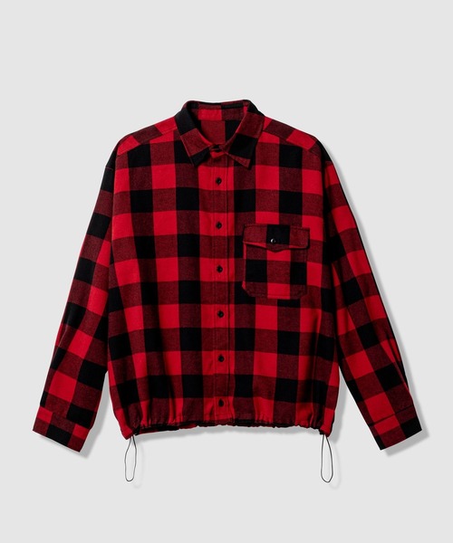 AMERICAN RAG CIE(アメリカンラグシー)の「【AMERICAN RAG CIE】BUFFALO JACKET(MEN)(ブルゾン・メンズ・ブラック/レッド・MEDIUM/LARGE)」の2枚目の写真