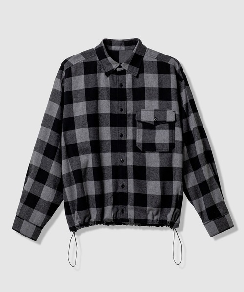 AMERICAN RAG CIE(アメリカンラグシー)の「【AMERICAN RAG CIE】BUFFALO JACKET(MEN)(ブルゾン・メンズ・ブラック/レッド・MEDIUM/LARGE)」の1枚目の写真