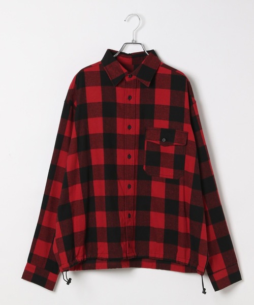 AMERICAN RAG CIE(アメリカンラグシー)の「【AMERICAN RAG CIE】BUFFALO JACKET(MEN)(ブルゾン・メンズ・ブラック/レッド・MEDIUM/LARGE)」の6枚目の写真