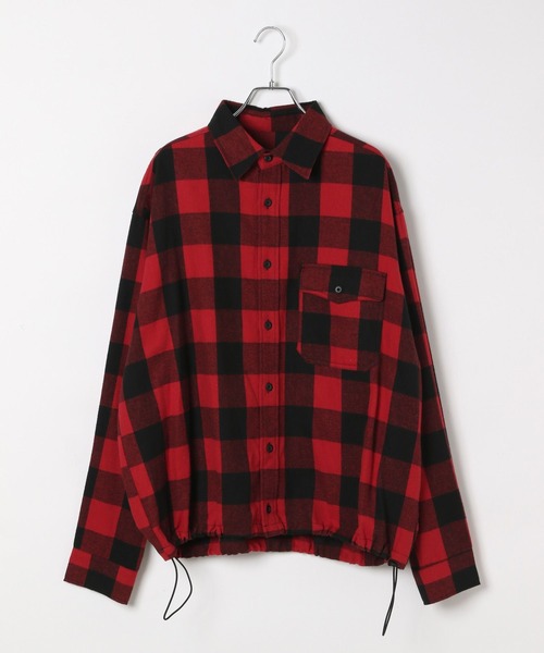 AMERICAN RAG CIE(アメリカンラグシー)の「【AMERICAN RAG CIE】BUFFALO JACKET(MEN)(ブルゾン・メンズ・ブラック/レッド・MEDIUM/LARGE)」の7枚目の写真