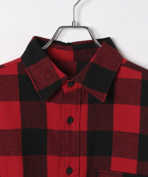 AMERICAN RAG CIE(アメリカンラグシー)の「【AMERICAN RAG CIE】BUFFALO JACKET(MEN)(ブルゾン・メンズ・ブラック/レッド・MEDIUM/LARGE)」の8枚目の写真