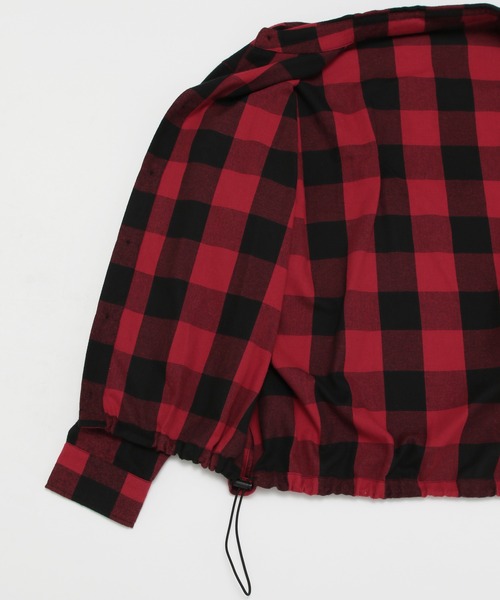 AMERICAN RAG CIE(アメリカンラグシー)の「【AMERICAN RAG CIE】BUFFALO JACKET(MEN)(ブルゾン・メンズ・ブラック/レッド・MEDIUM/LARGE)」の4枚目の写真