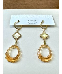 【Le soleil】可愛い大人のフラワーピアス(MA)
