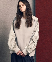 MAISON SPECIAL(]XyV)́sUNISEXtKnit Combination Prime-Over Knit Pullover/jbgRrvCI[o[jbgvI[o[yMAISON SPECIAL/]XyVz(jbg/Z[^[)