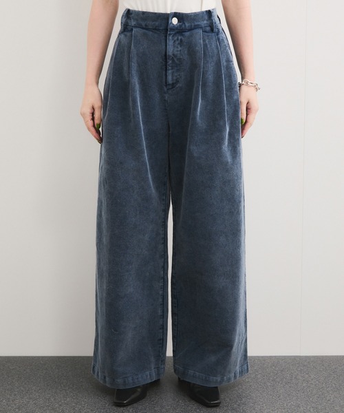 le cercle ADAM ET ROPE'（ルセルクルアダムエロペ）の「製品染めコーデュロイパンツ/セットアップ対応（その他パンツ・レディース・ベージュ系その他/ボルドー/ブルー系その他5・FREE）」の10枚目の写真