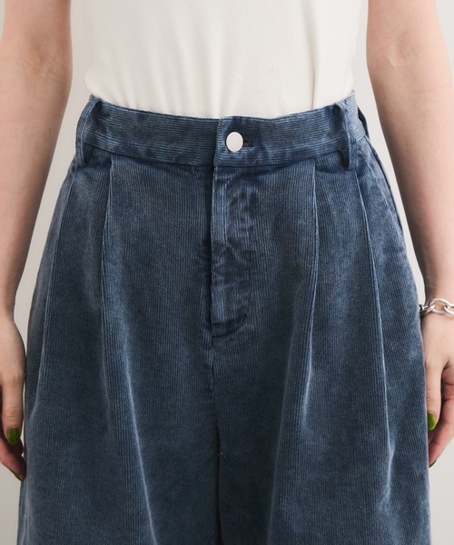 le cercle ADAM ET ROPE'（ルセルクルアダムエロペ）の「製品染めコーデュロイパンツ/セットアップ対応（その他パンツ・レディース・ベージュ系その他/ボルドー/ブルー系その他5・FREE）」の13枚目の写真