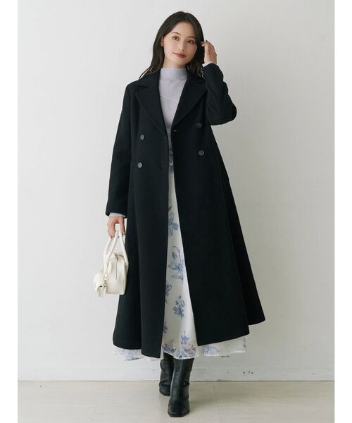 ワンピース　ロングワンピース　MERCURY DUO マーキュリーデュオ　新品 MERCURYDUO（マーキュリーデュオ）の「デニムラッフルロング