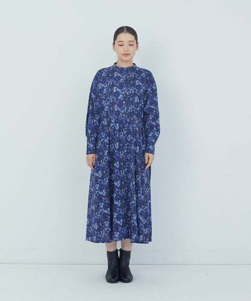 アデュートリステス　リバティワンピース リバティプリントパッチワークワンピース｜BIGI online store