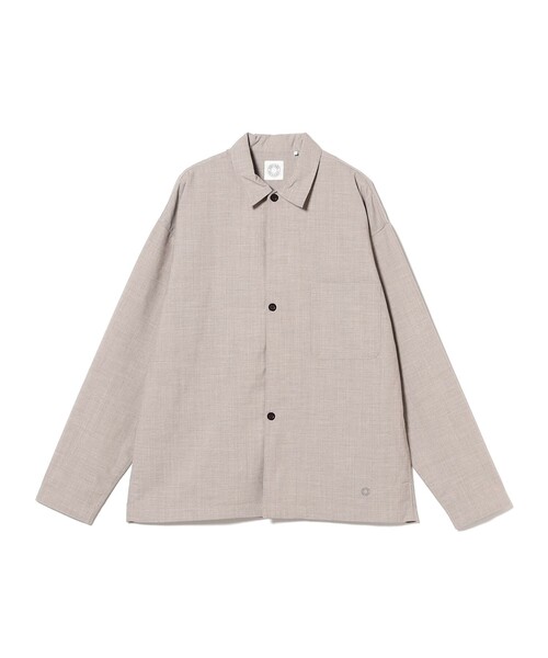 ORCIVAL（オーシバル）の「ORCIVAL / ストレッチ ブロード 3ボタン シャツ（シャツ/ブラウス・メンズ・ベージュ/ネイビー・4/5）」の6枚目の写真