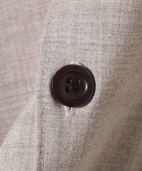 ORCIVAL（オーシバル）の「ORCIVAL / ストレッチ ブロード 3ボタン シャツ（シャツ/ブラウス・メンズ・ベージュ/ネイビー・4/5）」の7枚目の写真