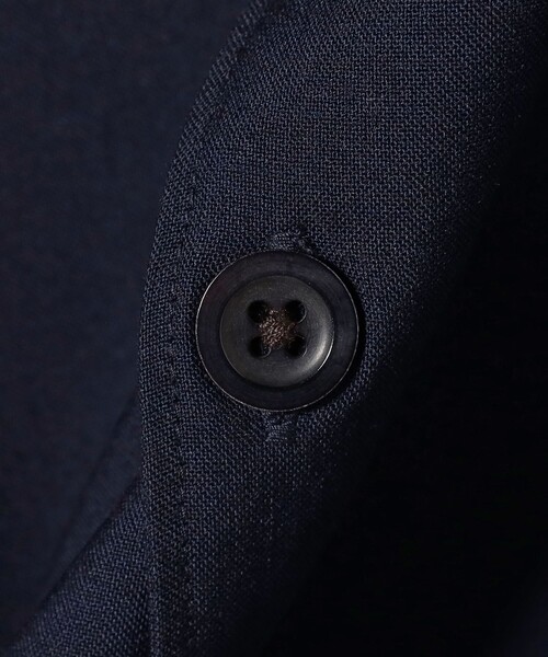 ORCIVAL（オーシバル）の「ORCIVAL / ストレッチ ブロード 3ボタン シャツ（シャツ/ブラウス・メンズ・ベージュ/ネイビー・4/5）」の4枚目の写真