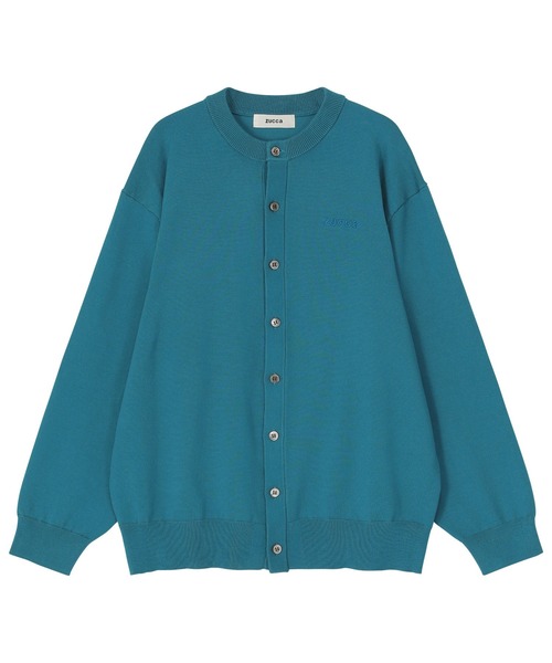 ZUCCa（ズッカ）の「LOGOニット / ニットカーディガン / S（カーディガン/ボレロ・レディース・ライトブラウン/ライトブルー/ブラック・M size）」の2枚目の写真