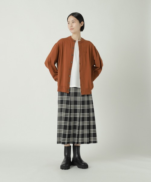 ZUCCa（ズッカ）の「LOGOニット / ニットカーディガン / S（カーディガン/ボレロ・レディース・ライトブラウン/ライトブルー/ブラック・M size）」の8枚目の写真