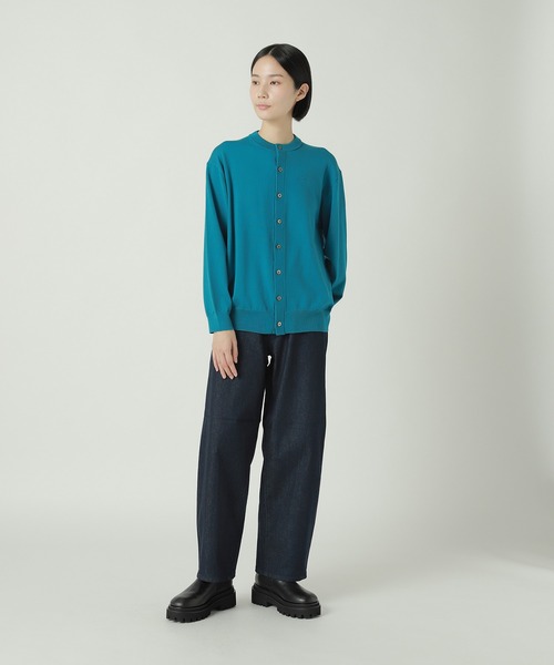 ZUCCa（ズッカ）の「LOGOニット / ニットカーディガン / S（カーディガン/ボレロ・レディース・ライトブラウン/ライトブルー/ブラック・M size）」の9枚目の写真