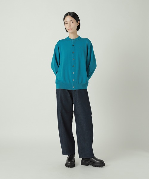 ZUCCa（ズッカ）の「LOGOニット / ニットカーディガン / S（カーディガン/ボレロ・レディース・ライトブラウン/ライトブルー/ブラック・M size）」の10枚目の写真