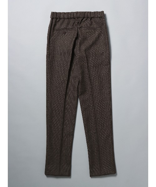 SUIT SQUARE（スーツスクエア）の「GOOVI タックテーパードパンツ ハイツイストウールサージ（スラックス・メンズ・ブラウン系・1/2/3）」の2枚目の写真