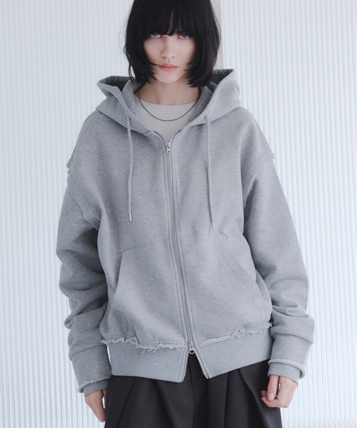 HEAVYWEIGHT DOUBLE ZIP HOODIE/ヘビーウェイトダブルジップパーカー
