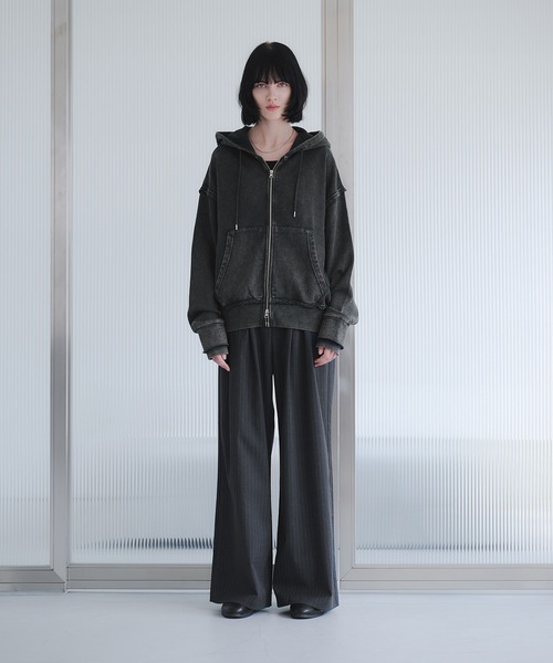 HEAVYWEIGHT DOUBLE ZIP HOODIE/ヘビーウェイトダブルジップパーカー