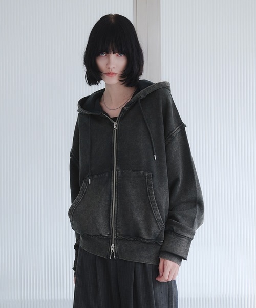 HEAVYWEIGHT DOUBLE ZIP HOODIE/ヘビーウェイトダブルジップパーカー