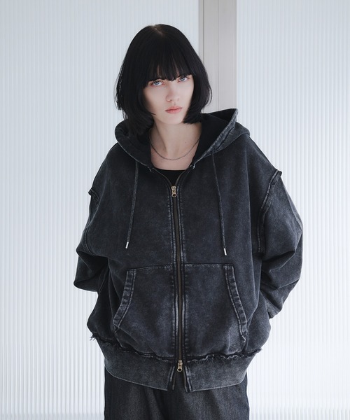 HEAVYWEIGHT DOUBLE ZIP HOODIE/ヘビーウェイトダブルジップパーカー