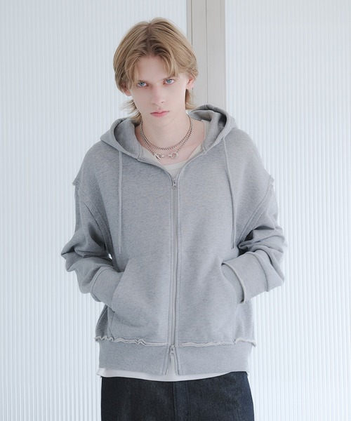セール】HEAVYWEIGHT DOUBLE ZIP HOODIE/ヘビーウェイトダブル