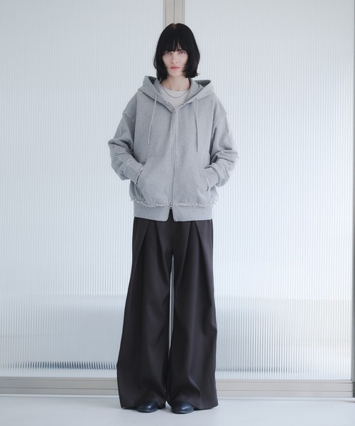 HEAVYWEIGHT DOUBLE ZIP HOODIE/ヘビーウェイトダブルジップ