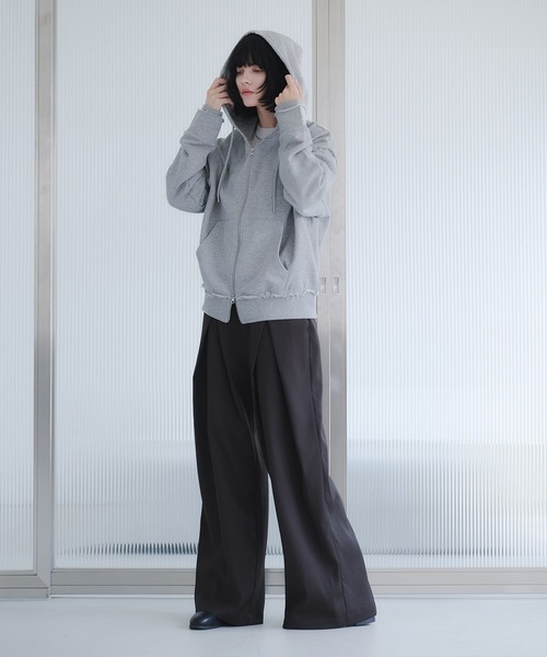 HEAVYWEIGHT DOUBLE ZIP HOODIE/ヘビーウェイトダブルジップパーカー