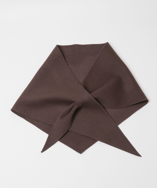 A part by（アパートバイ）の「カシープサンカクストール（ストール/ショール・レディース・ブラウン/グレー・FREE）」の8枚目の写真