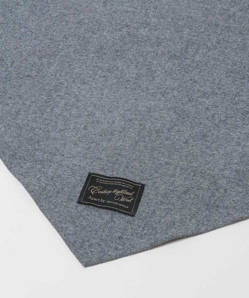 A part by（アパートバイ）の「カシープサンカクストール（ストール/ショール・レディース・ブラウン/グレー・FREE）」の14枚目の写真