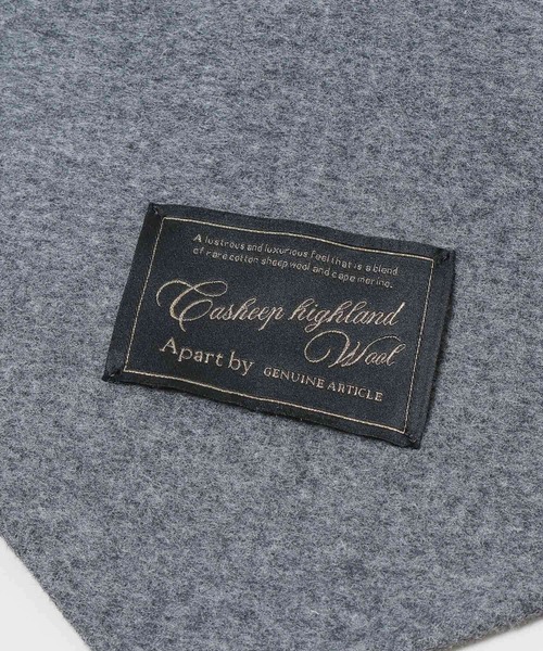 A part by（アパートバイ）の「カシープサンカクストール（ストール/ショール・レディース・ブラウン/グレー・FREE）」の15枚目の写真