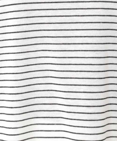 studio CLIP（スタディオクリップ）の「アソートシャドーボーダースラブプルオーバー（Tシャツ/カットソー・レディース・その他1/ライトグリーン/オフホワイト/その他2・FREE）」の14枚目の写真