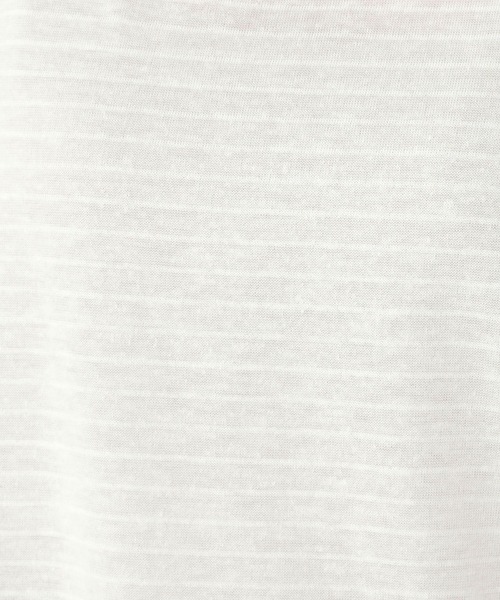 studio CLIP（スタディオクリップ）の「アソートシャドーボーダースラブプルオーバー（Tシャツ/カットソー・レディース・その他1/ライトグリーン/オフホワイト/その他2・FREE）」の16枚目の写真