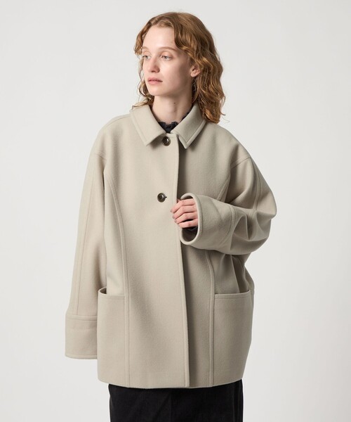 Steven Alan＞ウール ショート コート（ステンカラーコート