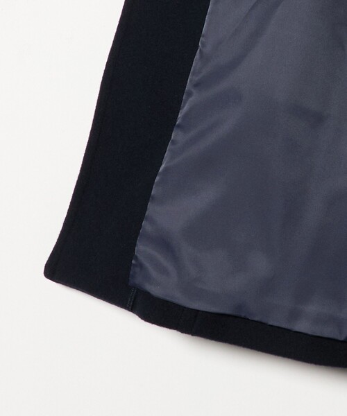 Steven Alan（スティーブンアラン）の「＜Steven Alan＞ウール ショート コート（ステンカラーコート・レディース・ダークブラウン/ネイビー/オフホワイト・M/S）」の19枚目の写真