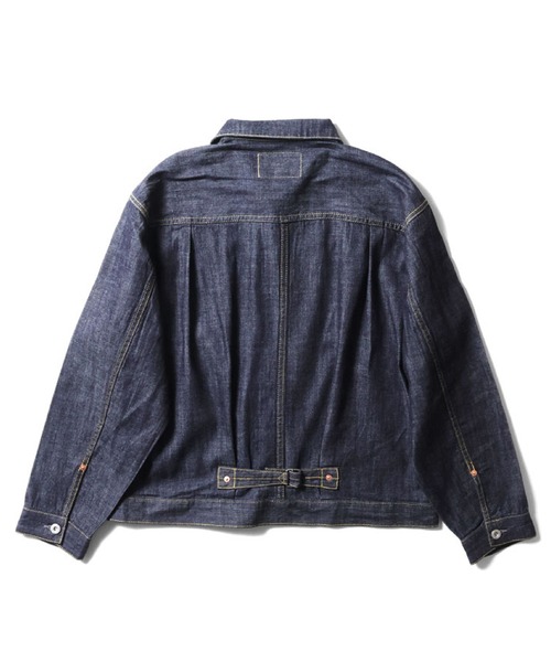 HOUSTON（ヒューストン）の「HOUSTON デニムシャツジャケット（デニムジャケット・メンズ・ブルー系その他/ブルー系その他2/ブルー系その他3・38/40/42/44）」の10枚目の写真