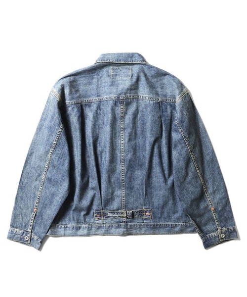 HOUSTON（ヒューストン）の「HOUSTON デニムシャツジャケット（デニムジャケット・メンズ・ブルー系その他/ブルー系その他2/ブルー系その他3・38/40/42/44）」の11枚目の写真