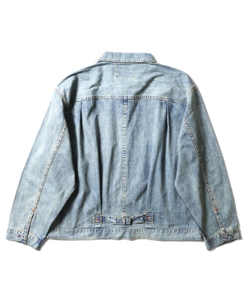 HOUSTON（ヒューストン）の「HOUSTON デニムシャツジャケット（デニムジャケット・メンズ・ブルー系その他/ブルー系その他2/ブルー系その他3・38/40/42/44）」の12枚目の写真
