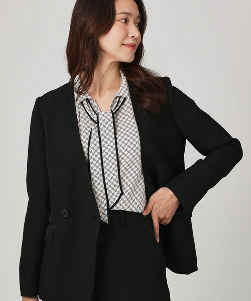 ohga ツイードビジューパンプス