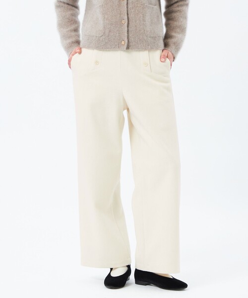 MACKINTOSH PHILOSOPHY(マッキントッシュ フィロソフィー)の「ウィンターマリンパンツ(その他パンツ・レディース・オフホワイト/ブラウン/ダークネイビー・38/36)」の2枚目の写真