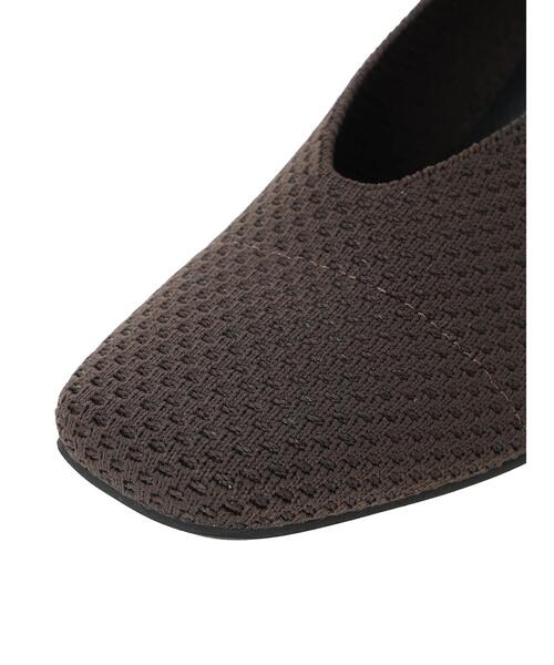 Te chichi（テチチ）の「ニットメッシュシューズ（ブーツ・レディース・ブラウン/ブラック・37/38）」の10枚目の写真