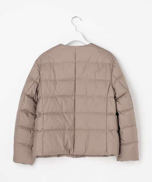 J.PRESS Ladies（J.プレス レディス）の「【洗える】ライトダウン ノーカラー ジャケット（ダウンジャケット/コート・レディース・グレー系/アイボリー系/ブラック系/ブラウン系・S/XS）」の12枚目の写真