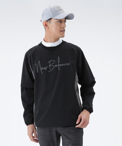 new balance golf】袖脱着 クルーネック スニードジャケット (MENS