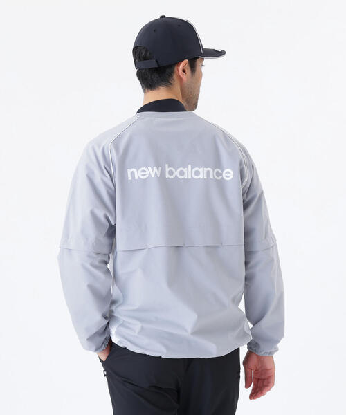 セール】【new balance golf】袖脱着 クルーネック スニードジャケット